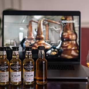Whisky Tasting Kit mit Laptop und Glas