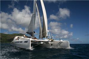 Mega-Katamaran Seychellen-Yacht