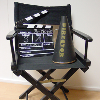 BM Regiestuhl Business Movie Düsseldorf