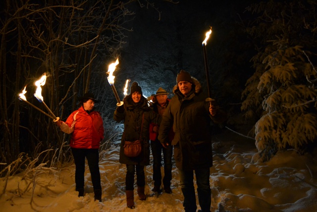 Fackelwanderung Rahmenprogramm: Winterzauber Fackelwanderung