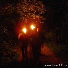 Fackelwanderung Zünftige Hüttengaudi in Mainfranken