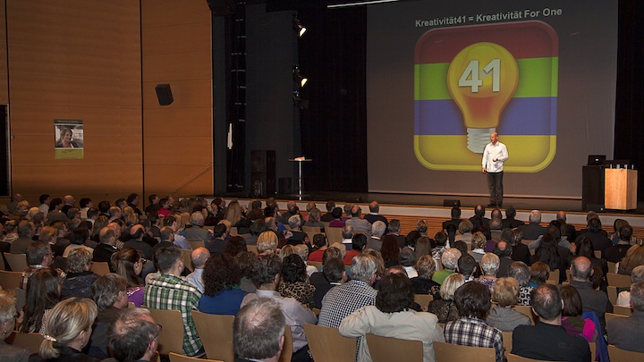 Bühnenbild Keynote - Innovation / Change / Kreativität