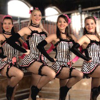 Saloondamen Can Can Tanzshow mit Maverick Dance Ladies
