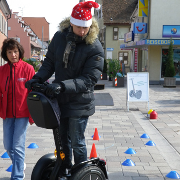 Segway Parcours zur Weihnachtsfeir Mini Segway (Elektroroller) Tour