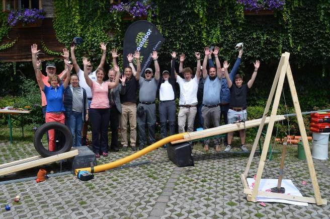 Olympiade: Kugelbahnbau Firmenchallenge