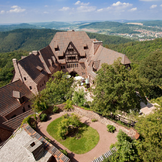 Außenaufnahme Das Lutherangebot auf der Wartburg