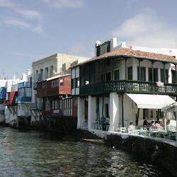 Little Venice - Caprice Kontrast Hellas – Antike und Party weiß/blau