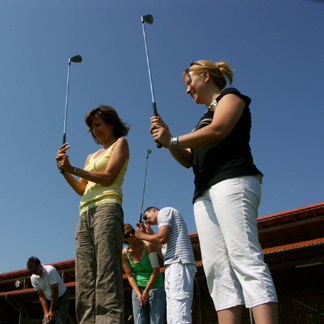Crossgolf Akademie Fleesensee Teamevent im Land Fleesensee