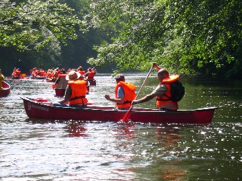 Kanutour auf der Wupper Kanutour auf der Wupper