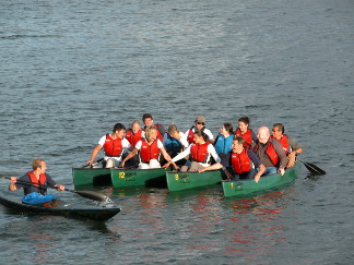 Kanu Gruppe Kanu-Rallye-Tour auf dem Fleesensee