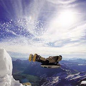 Airboarding Extreme Winter Sports Challenge