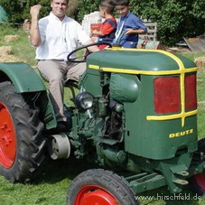 Treckerfahrt Sommerfest auf dem Rittergut