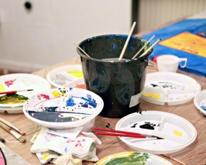 EventPainting im Atelier Leipzig HeimSpiel - Ihr TeamPainting im Ruhrgebiet