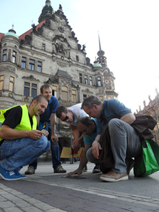 Geocaching Team-Challenge in Dresden