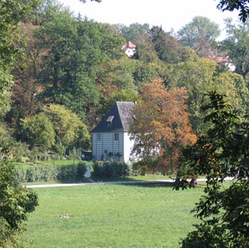 Goethes Gartenhaus, Weimar Stadtführung per Rad "Jena à la Carte"