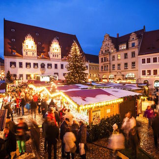 Meißener Weihnachtsmarkt Markt, Weihnachten, Lichter, Stimmung, Gruppe