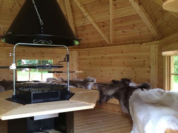 Grillhütte Grillhütte für kleine Tagungen und Feiern