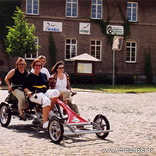 ZEM-Quartett im Elbe- und Rolanddorf Buch Zemmen Sie los – Fahrradspaß