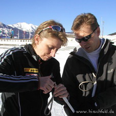 Biathlon-Team-Event mit Weltmeistern