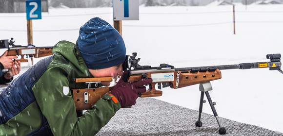 Biathlonspaß in Oberhof im Thüringer Wald