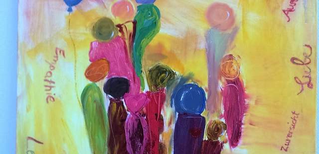 Malen Sie als Team ein Kunstwerk!