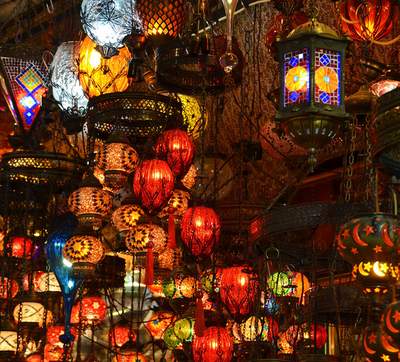 Incentive Reise Gruppenreise Türkei Istanbul Lampen Abend