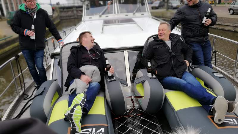 Teambuilding auf Motor-Yacht, Holland