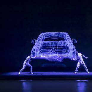 Holo Produktshow Holographie Show & Hologramm Präsentationen