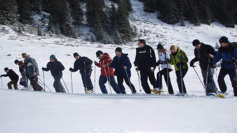 Schneeschuhwanderung im Allgäu