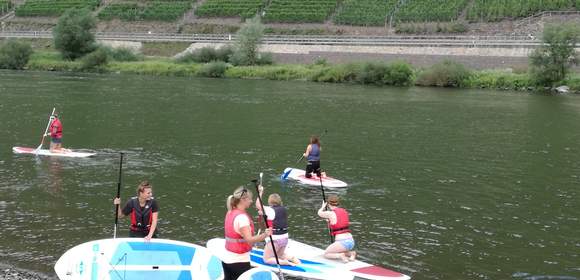 Stand Up Paddling Mosel