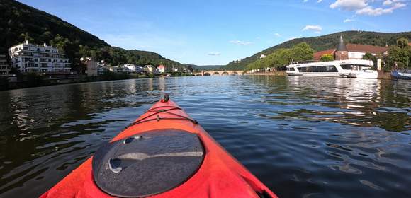 Kajak Tour in Heidelberg auf dem Neckar