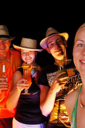 Firmenevent mit Beachparty