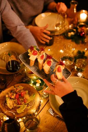 Weihnachtsfeier "Gans schön festlich"