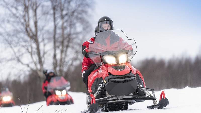 Winterzauber in Finnisch Lappland