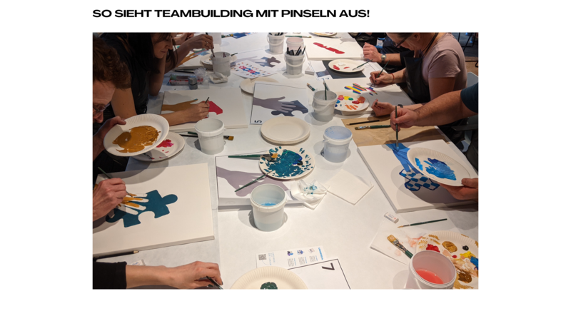 Kunstwerke, Kunstworkshop, Puzzle Painting