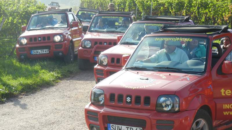 Weinsafari mit Cabriojeeps | Wein-Genussreise