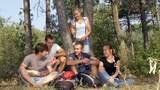 Geocaching Gruppe Wald Pause Geocaching Gruppe Wald Pause