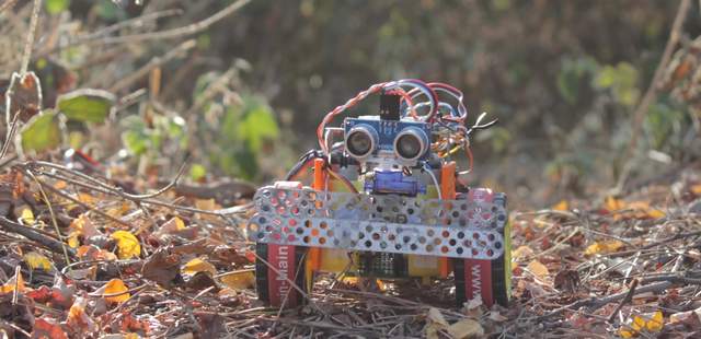 Roboter auf Erkundung Erschaffe einen Roboter!