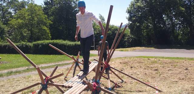 Teambuilding mit TMS + Holzbrückenbau