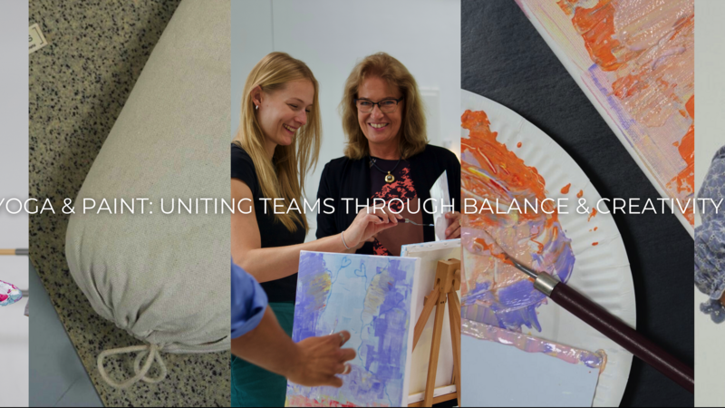 Yoga & Paint Teamevent