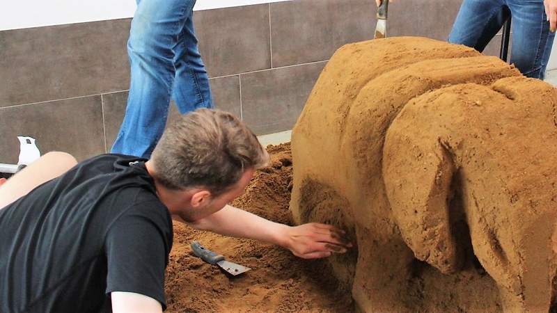 Sandskulpturen selber bauen