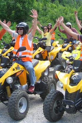 Firmenevent Quad fahren