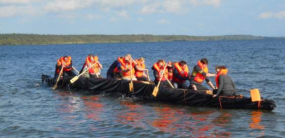 Gemeinsam in einem Boot in Boltenhagen