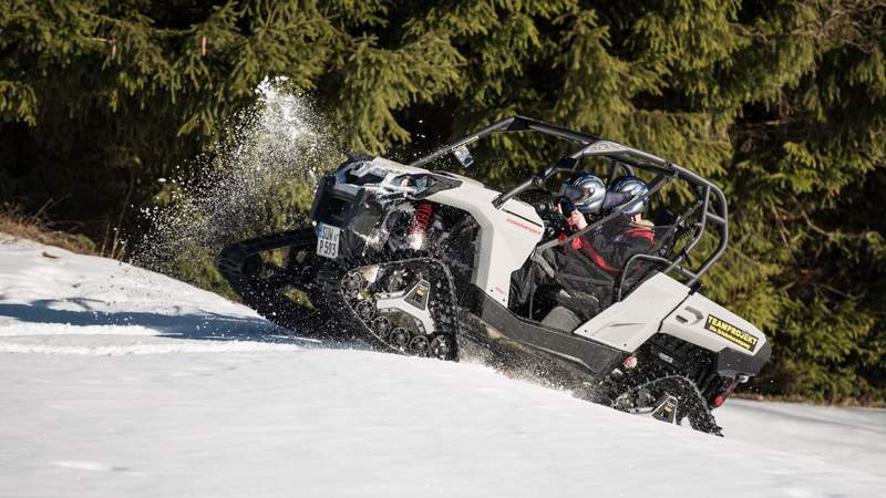 Winter Quad Parcours | Schneemobil-Parcours