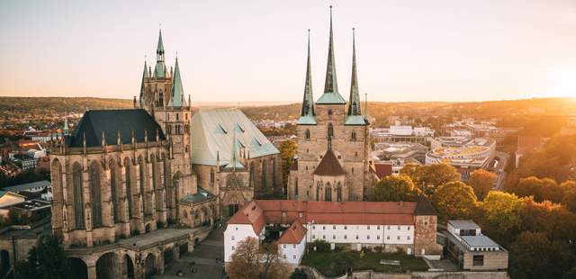 Erfurt mit Dom Ihre Teamreise ins mittelalterliche Erfurt