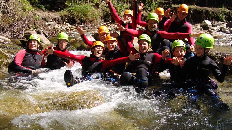 Canyoning Gruppe