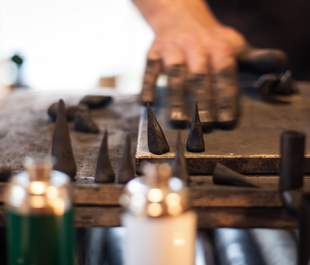 Weihrichkarzln in eigener Herstellung Räucherkerzenwerkstatt