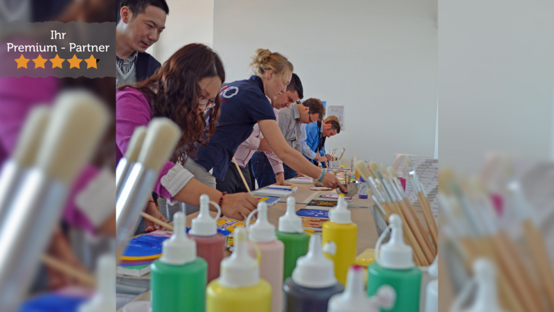 TeamEvent mit Action Painting