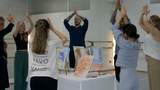 Yoga & Paint Teammevent Yoga und Malen Team Workshop Firmenevent