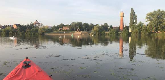 Kajak Tour in Ladenburg auf dem Neckar